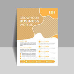 Modern Organic Corporate Flyer Design Template