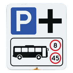 Obraz premium An illustration set of transportation and medical service icons, featuring car, truck, bus, and ambulance vehicle symbols.