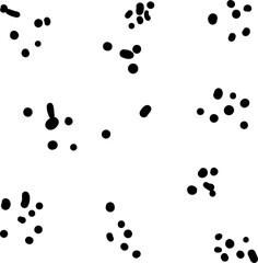 The texture consists of groups of different spots