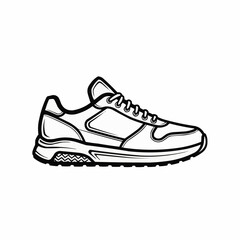 sport shoes isolated on white