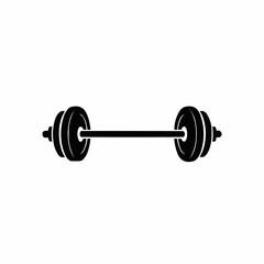 dumbbell isolated on white