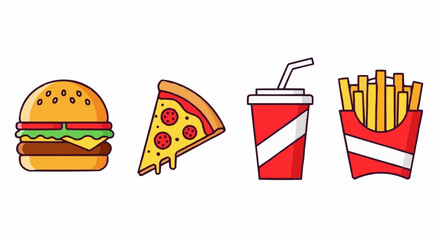 fast food icons