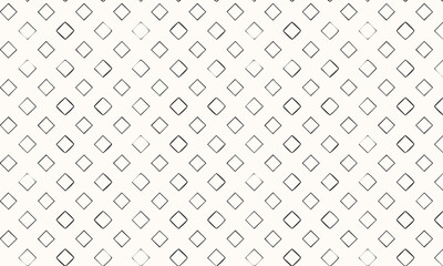 Simple Hand-Drawn Diamond Shape Seamless Pattern