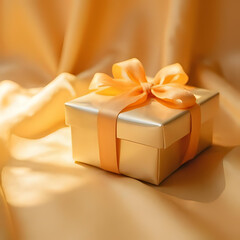 Gift Box with Ribbon Decoration