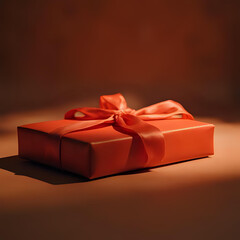 Gift Box with Ribbon Decoration