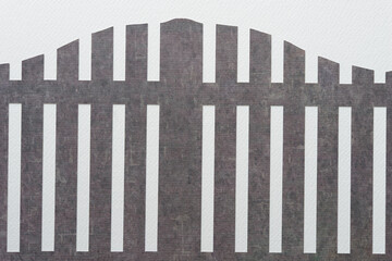 paper gate or fence