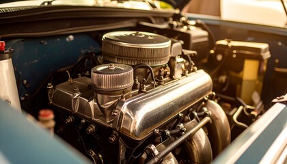 Classic car engine bay (1)