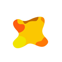 vector illustration of an orange abstract