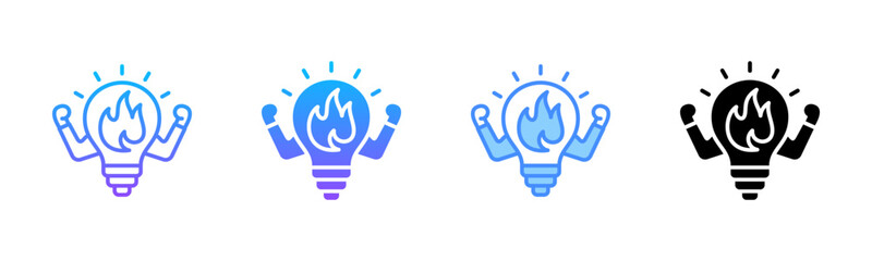 Courage Multi Style Icon Set