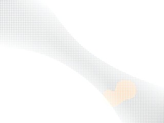 Abstract diagonal white and gray grid pattern with subtle orange lens flare