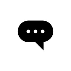 Message Icon for Communication and Chat