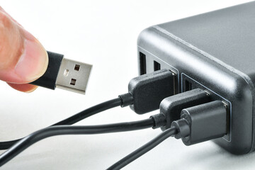 モバイル機器の充電イメージ