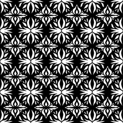 black and white seamless pattern