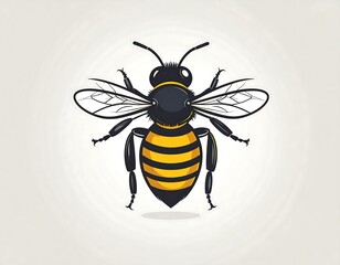 Fototapeta premium Cartoon bee illustration