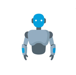 Friendly Robot Illustration A Playful Depiction of Artificial Intelligence