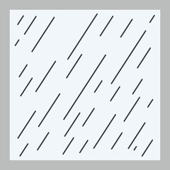 Falling Lines diagonal line pattern resembling falling rain.