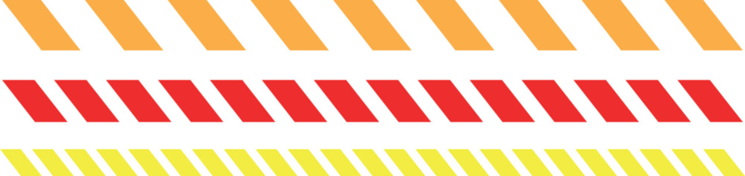 Construction border. Warning caution sign. Hazardous warning tape sets must be careful for construction and crime.