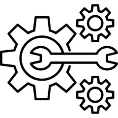 Managed Services Outline Icon