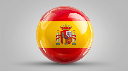 Obraz premium Buy spain flag sphere online: spanish national symbol, patriotic gifts and souvenirs store