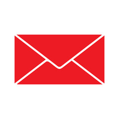 Red Email Envelope Icon