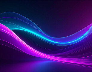 Futuristic neon gradient background with glowing purple, cyan, and magenta tones 4