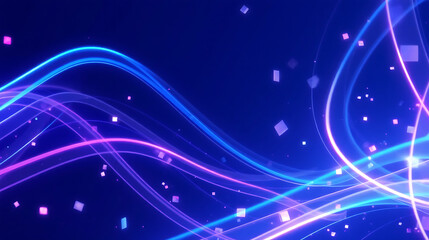 Fototapeta premium This image presents an abstract visual scene filled with a sense of technology