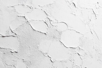 Obraz premium close-up of white textured wall showing peeling paint and rough surface with cracked patches
