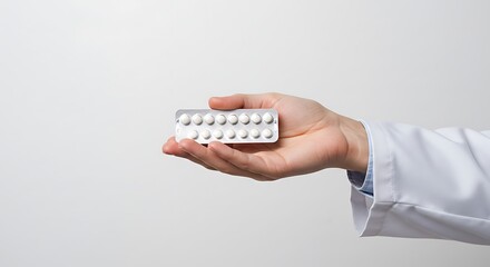 pills in hand