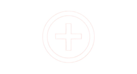 Obraz premium Pink plus sign isolated PNG with Transparent Background