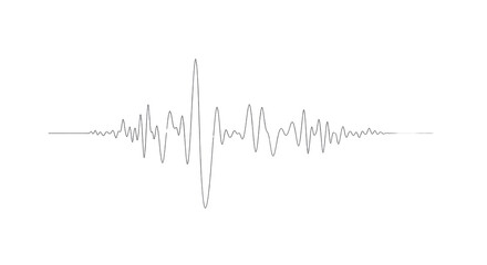 Seismic activity graph isolated PNG with Transparent Background