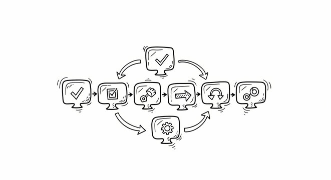 Simple icons representing artificial neural networks.| 