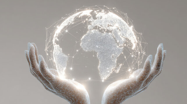 Global network sphere, digital globe, currency data, reset concept, hologram, innovation, finance vision with hopeful mood - Powered by Adobe