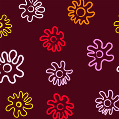 Abstract Flower background suitable for home decore and wallpaper purpose
