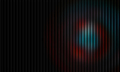 Abstract background featuring vertical lines and blurred shapes in shades of red, teal, and black, creating a contemporary and visually engaging design for various uses
