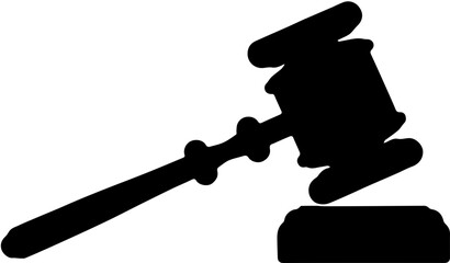 silhouette of judge icon 