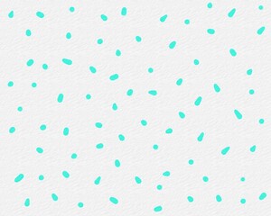 Pastel green bold abstract confetti background, crumpled white paper effect.