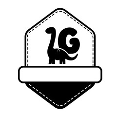 Dinosaur Alphabet Vector Svg Cut File