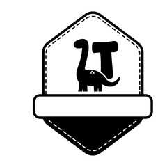 Dinosaur Alphabet Vector Svg Cut File