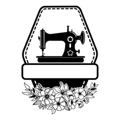 Sewing Machine Vector Svg Cut File