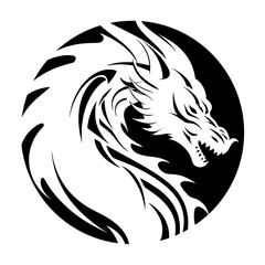 Dragon Head Vector Svg Cut File