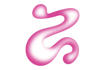 Pink Abstract Amorphous Shape With Red Inner Detail And Speckled Texture Keywords: abstract, pink, red, amorphous, shape, organic isolated on a transparent background