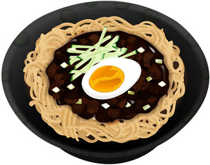 korean black bean noodles jajangmyeon