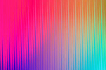 The image features an abstract colorful background with a geometric rainbow stripe pattern, creating a bright vector illustration design and texture