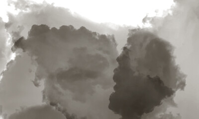 Obraz premium Soft Misty Gray Watercolor Texture