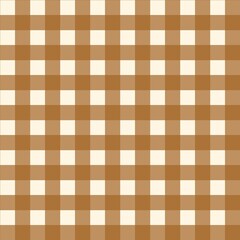 Classic brown plaid pattern, perfect for rustic, vintage, or cozy designs. A timeless checkered background with earthy tones.