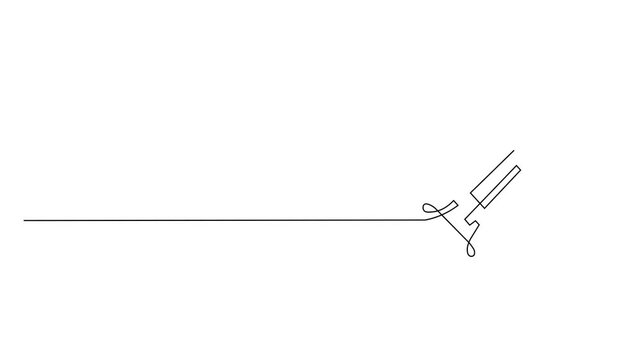 Continuous Single Line Drawing of violin, Minimalist Monoline Illustration of Classical Musical Instruments, Simple Contour Vector of String Music Art.Concert and Orchestra Design