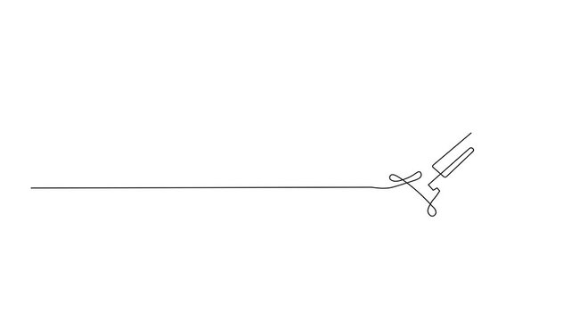 Continuous Single Line Drawing of violin, Minimalist Monoline Illustration of Classical Musical Instruments, Simple Contour Vector of String Music Art.Concert and Orchestra Design