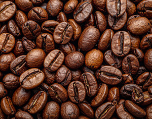 roasted coffee beans background