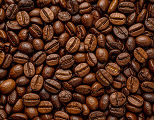 roasted coffee beans background