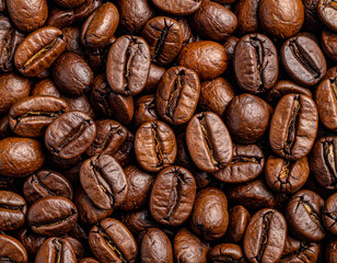 roasted coffee beans background